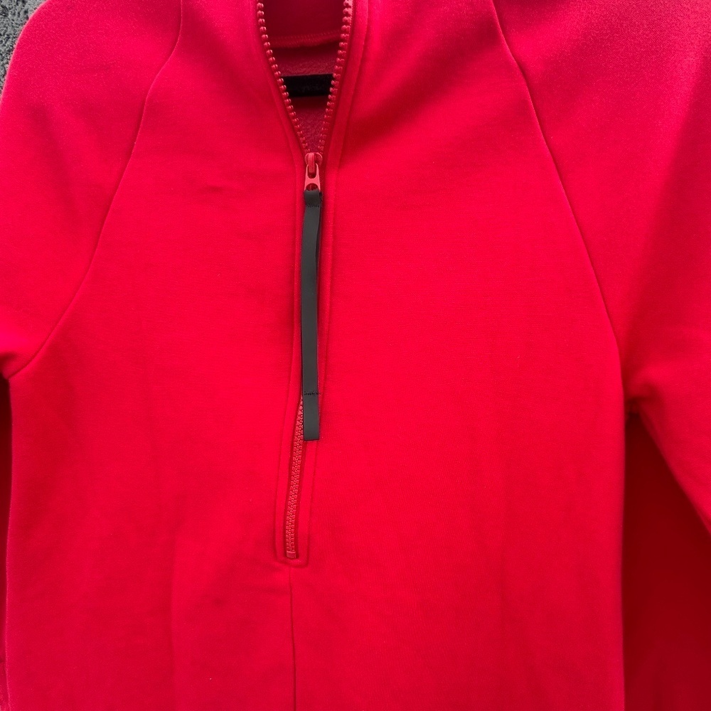 Fabletics Red Zaylee Funnel Neck Tunic Oversized Size Small in Red Zip-up - Picture 8 of 11